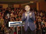 Evencio Ferrero centr� su alocuci�n en los logros de los mandatos nacionalistas. 