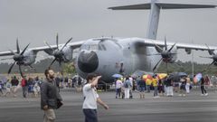 Espectacular jornada de puertas abiertas en el aeródromo militar de Lavacolla