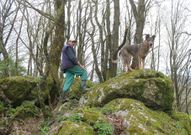 La formaci�n rocosa es conocida como Pena de Xeada. 