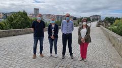 Rafael Rodr�guez Villarino, Natalia Gonz�lez, Javier Rey y Rosa Mart�nez (PSOE)