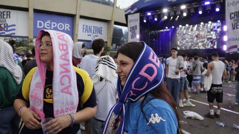 Ambiente deportivista en la Fan Zone