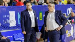 Epi junto a uno de sus ayudantes, Fran Hern�ndez, en Melilla