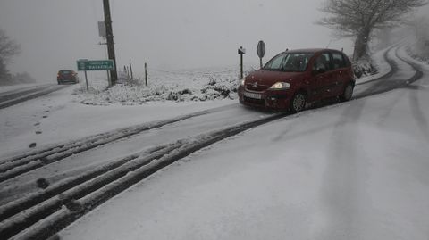 Nieve en la monta�a lucense