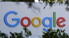Logotipo de Google en uno de sus edificios en Estados Unidos