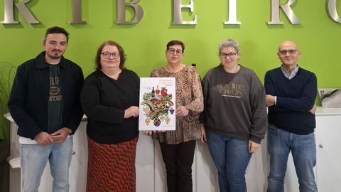 Jurado del certamen del cartel de la Feira do Vi�o do Ribeiro 2026.