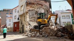 Los trabajos de demolici�n y recogida de escombros de la narcocasa est�n pr�cticamente finalizados.