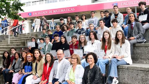 Imagen de archivo del cierre del programa Estalmat, en la facultad de Matem�ticas de la USC