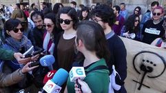 Estudiantes protestan contra el machismo de un profesor de la USC