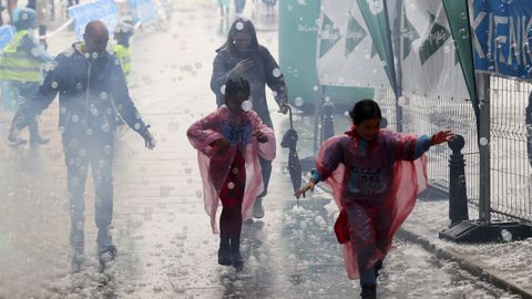 Novena edici�n de la carrera ENKI en A Coru�a con �xito de participaci�n