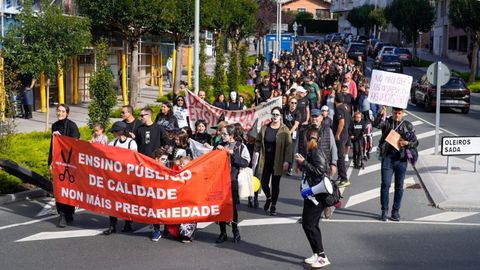 valle.Una de las numerosas protestas realizadas por el ANPA, que pide reforzar el cuadro docente