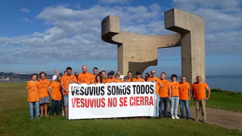 Las protestas de los trabajadores de Vesuvius se extienden por Asturias