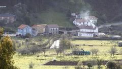 Vista de O Porto do Cabo, en la parroquia de Vilarrube, en Valdovi�o