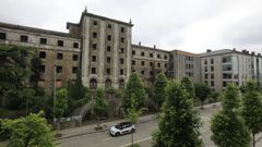 Imagen actual del edificio del antiguo Hospital Xeral de Santiago