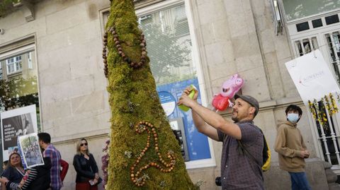 Cientos de personas disfrutaron de la Festa dos Maios de Ourense