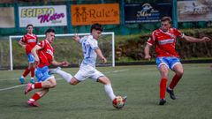 Yago lider� el ataque el Boiro en la recta final del encuentro.