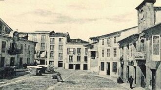 Foto de archivo de la Praza de Abaixo, en Ribadeo