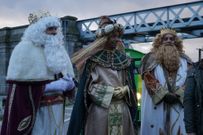 Los Reyes cruzaron desde Valen�a a Tui. 