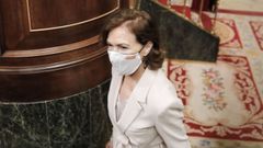 La vicepresidenta primera del Gobierno, Carmen Calvo, este mi�rcoles 22 de julio en el Congreso