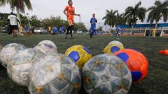 Imagen gen�rica de unos ni�os jugando al f�tbol.