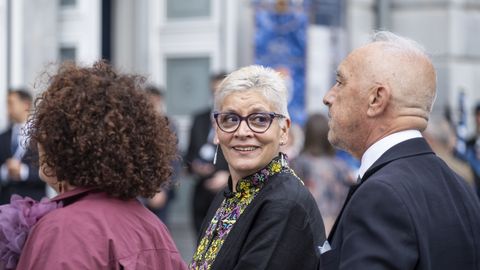 Llegada a la entrega de los Premios Princesa de Asturias 2025