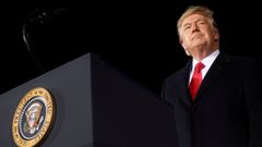 Trump, durante un acto de campa�a en Georgia el pasado 4 de enero
