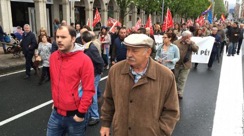 Manifestación por las calles de Ferrol
