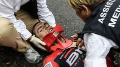 La brutal ca�da de Richie Porte