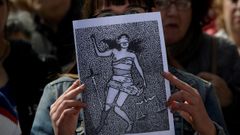 Protestas en Asturias por la sentencia de la Manada