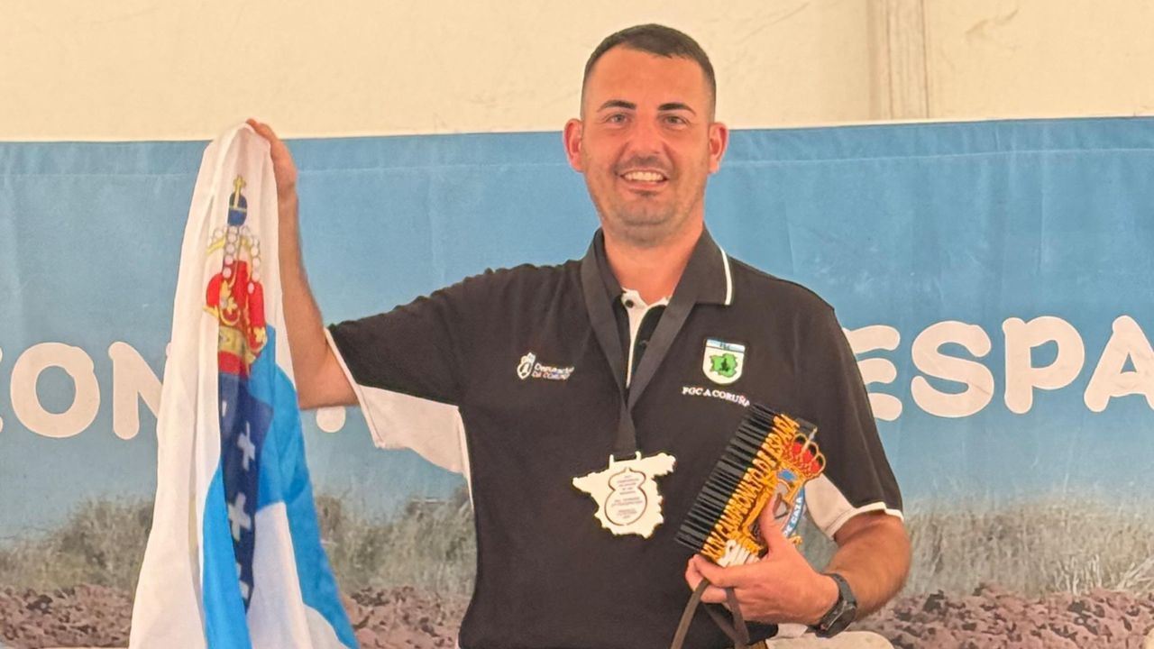 A un fisterrán le impiden participar en el Mundial de caza de San Huberto