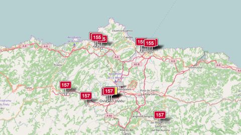 Mapa contaminaci�n.Mapa contaminaci�n 