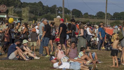 Ambiente en Boimorto este domingo