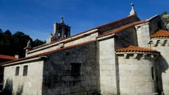 En la iglesia rom�nica de Monteagudo, en Arteixo, destacan sus tres �bsides del siglo XII en excelente estado de conservaci�n