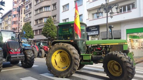 Tractorada por Oviedo