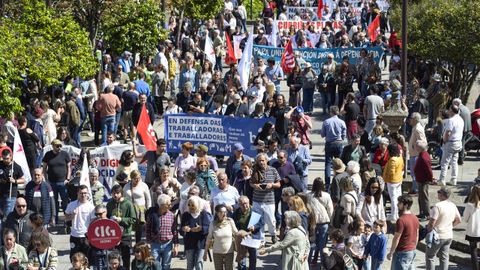 Manifestación en Pontevedra.