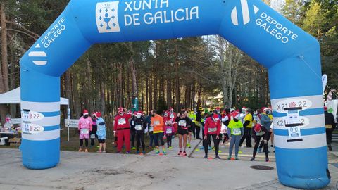 Carreras de San Silvestre en Ourense.Los disfraces fueron una nota comn en Manzaneda