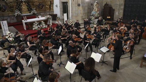Foto de archivo de la Filharmon�a en un concierto en Conxo