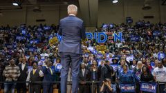 Biden, en un acto de campa�a en Norfolk, Virginia