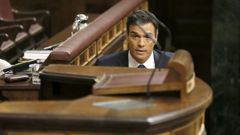 Pedro S�nchez, secretario general del PSOE.