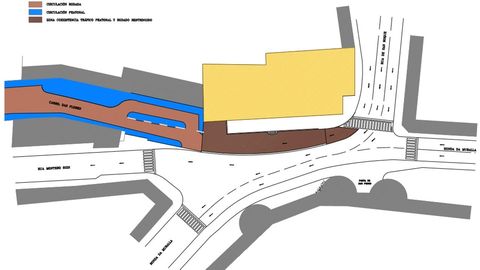 Proyecto de urbanizacin de la esquina de San Roque con la Ronda da Muralla