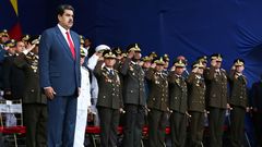 Maduro presidi� este viernes un acto militar en Caracas
