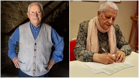 José Alvite Lemus, vecino de Muxía de 89 años; e Isidora Tovar, vecina de Lugo de 69 años