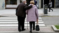 Imagen de archivo de un paso de peatones en Vigo