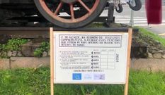 Cartel de las promesas de J�come en A Ponte