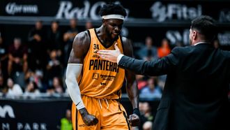 Mus Barro, nuevo jugador del Leyma Bsquet Corua, en su anterior equipo, las Panteras de Aguascalientes.