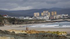 Playa de Coto, donde robaron material de las casetas de socorristas