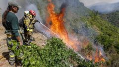 Imagen de archivo de un incendio.