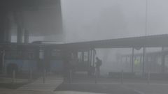 La niebla sume en el caos a Alvedro