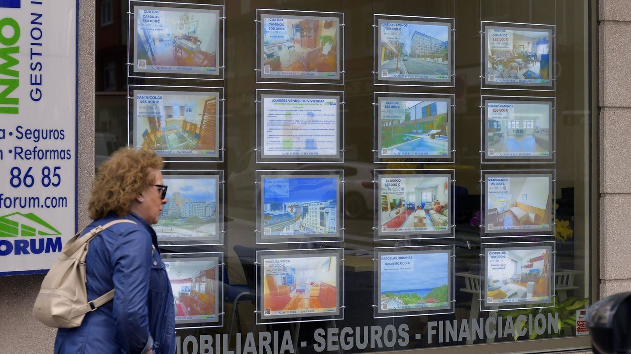 El precio medio de las viviendas de segunda mano en Galicia se ha encarecido 16.000 euros en un año