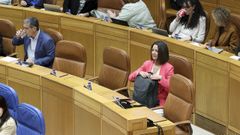 Esca�o de Besteiro vac�o en la sesi�n de control de este mi�rcoles en el Parlamento de Galicia
