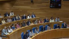 Sesi�n plenaria en el Parlamento de Galicia